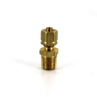 68C-4-2 Parker Tube to Male NPT Brass Fitting