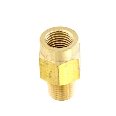BW42 ESP 1/4" MNPT X 1/4" FNPT, Brass Filter Type Pressure Snubber, For Water or Light Oil