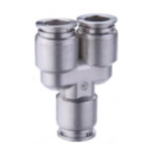 X-S6-NPY5/32 AirTAC Union "Y", Push-In Fitting