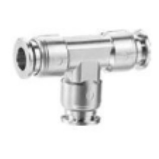 X-S6-NPE5/32 AirTAC Union Tee, Push-In Fitting