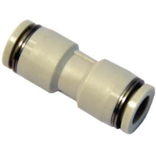 PU8 AirTAC Straight Union Connector, Push-In Fitting