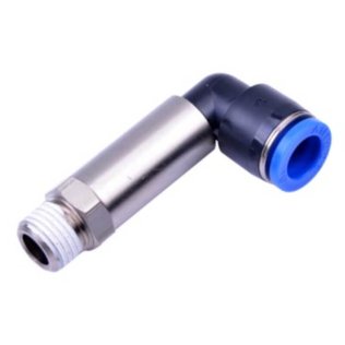 NPLL5/32-1/8 AirTAC Extended Elbow Connector (NPT Thread), Push-In Fitting