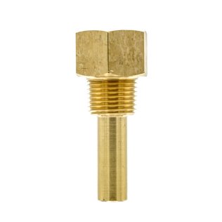 TW-BR02-22S2 ESP Stepped Thermowell, 2 1/2" Stem, Brass