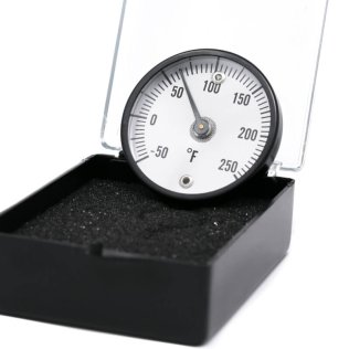 B2MS-A ESP Bimetal Thermometer, Surface Type, 2" Diameter Dial, -40/120 Deg F