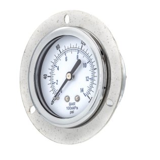 104D-254G ESP Pressure Gauge, 2 1/2" Diameter Dial, Dry/Non-Fillable, 0/200 psi