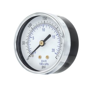 102D-254H ESP Pressure Gauge, 2 1/2" Diameter Dial, Dry/Non-Fillable, 0/300 psi