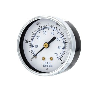102D-254M ESP Pressure Gauge, 2 1/2" Diameter Dial, Dry/Non-Fillable, 0/1000 psi