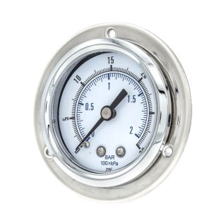 104D-204C ESP Pressure Gauge, 2" Diameter Dial, Dry/Non-Fillable, 0/30 psi