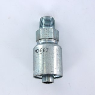 10143-6-8 Parker 3/8" Male NPT Pipe x 1/2" i.d. Hose Fitting