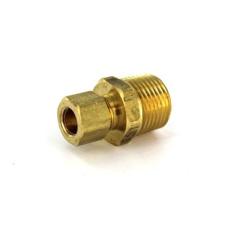 68C-6-8 Parker Tube to Male NPT Brass Fitting 