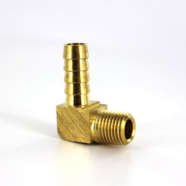 4290-06-08 Brass Elbow 3/8" Hose Barb to 1/2" Male Pipe 90 07020-0608 129HB 
