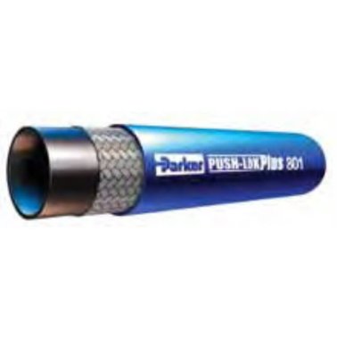 Parker 801-6-BLU-RL Push-Lok Multipurpose Hose 3/8 ID Blue 