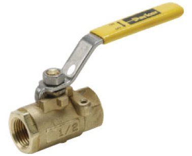 XV502P-6 Parker Brass Ball Valve