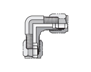 32 EBU-S Parker 90 Degree Compression Fitting