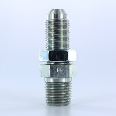 8-8 WFTX-S Parker # 8 Male JIC Bulkhead by 1/2 Male NPT - Straight 