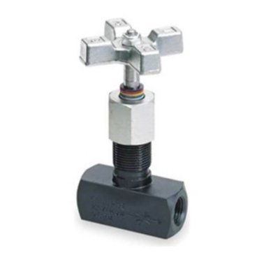 MV400S Parker Metering Valve 1/4 NPT Female Colorflow Knob Steel