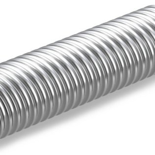 Ewellix VDI 12X5R 2000 G9 Rolled screw shaft, lead precision G9, stainless steel.